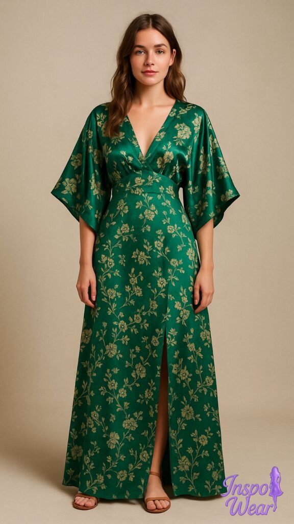 Kimono-Sleeve Dress