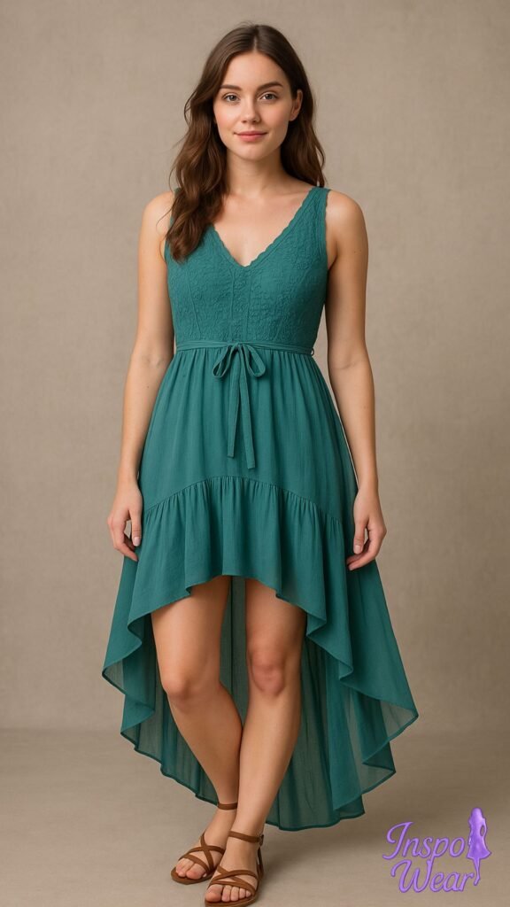 Asymmetrical Hem Frock