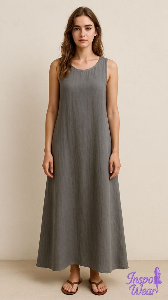 Linen Maxi Dress