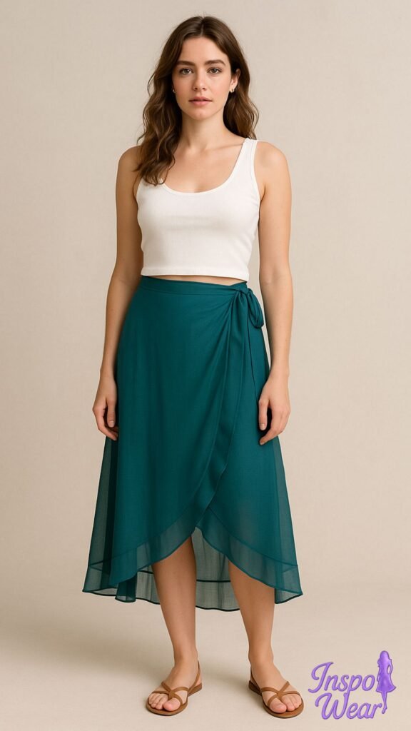 Chiffon Wrap Skirt