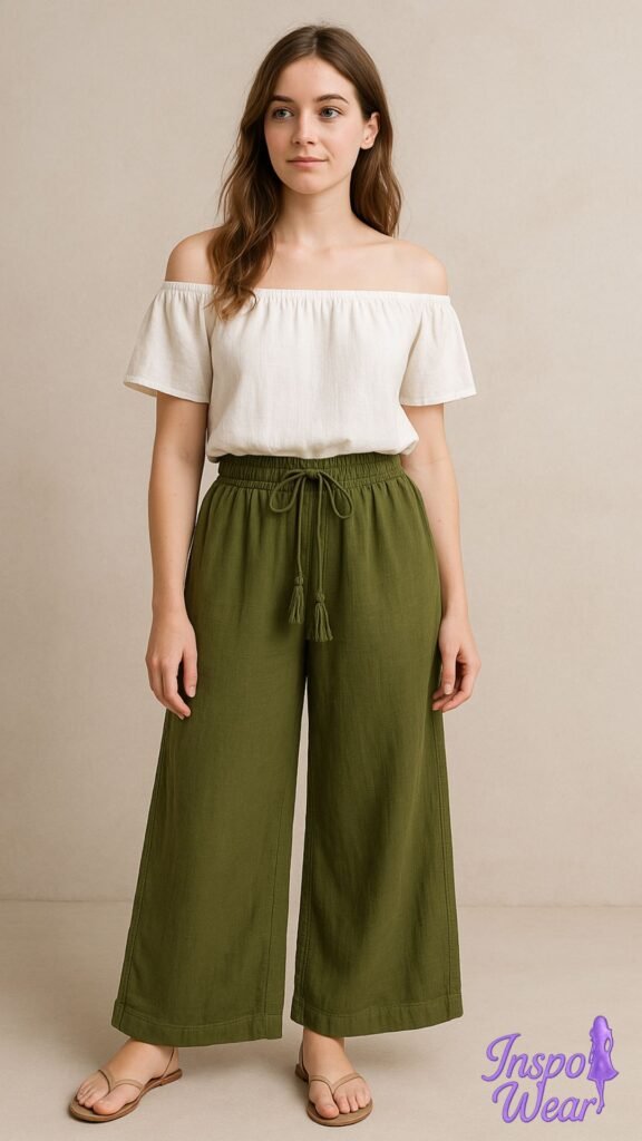 Cotton Palazzo Pants