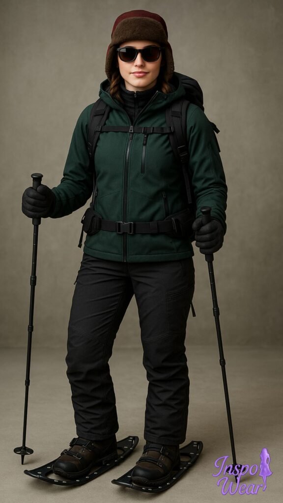 Snowshoeing Adventurer Gear