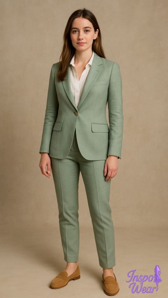 Tailored Linen Suit