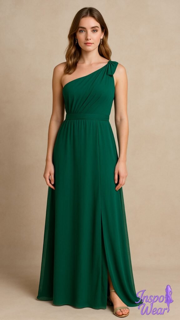 One-Shoulder Gown