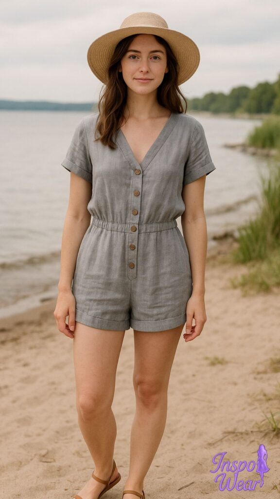 Linen Romper
