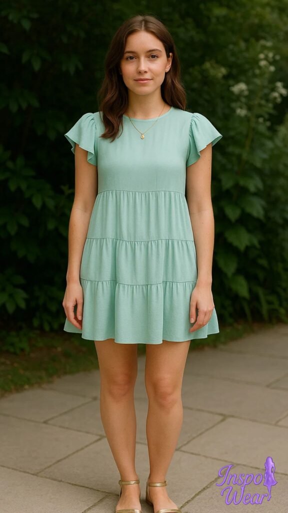 Mint Green Tiered Mini