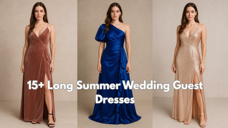 Long Summer Wedding Guest Dresses