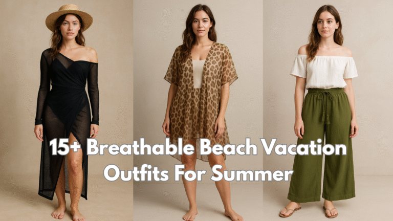 Breathable Beach Vacation Outfits For Summer
